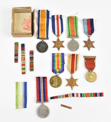 Lot 226 - Two WWI medals awarded to 306279 Private E...