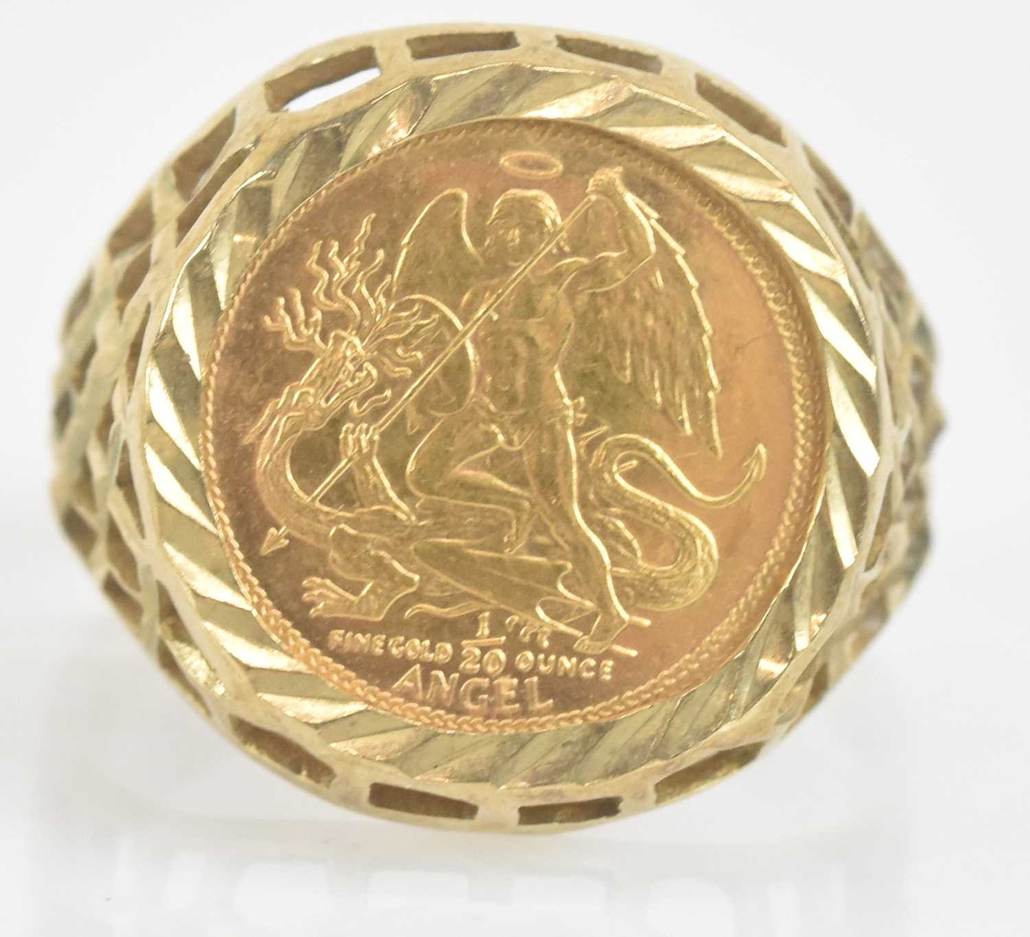 Lot 1134 - An Elizabeth II 1/20 ounce fine gold 'Angel'...