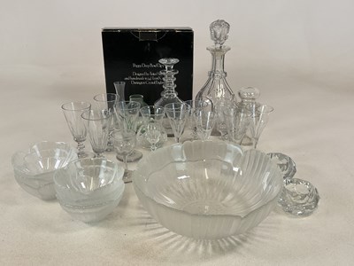 Lot 363 - A quantity of tableware glass, to include cut...