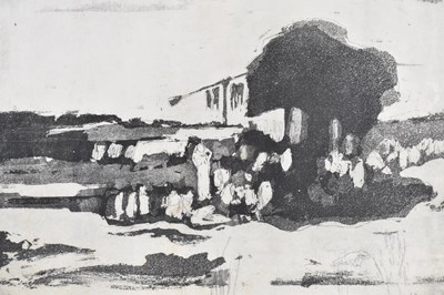 Lot 43 - DON MCKINLAY; etching, 'Under the Shade of a...
