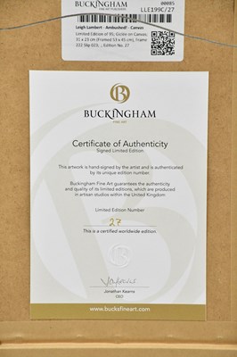 Lot 42 - LEIGH LAMBERT (b.1979); limited edition giclée...