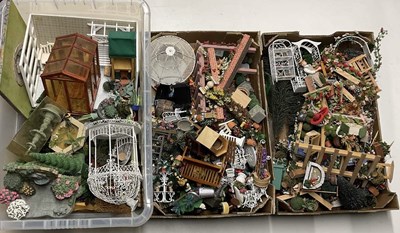 Lot 131 - A large quantity of doll's house accessories,...