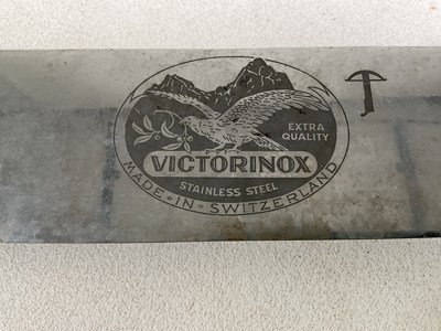 Lot 12 - VICTORINOX; a large shop display knife, length...