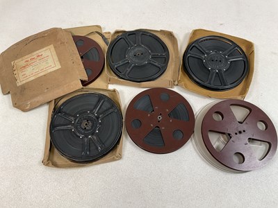 Lot 21 - Five early 20th century Pathescope cine reels...