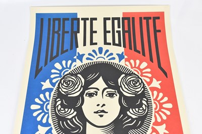 Lot 27 - SHEPARD FAIREY (American, b.1970); 'Liberté...