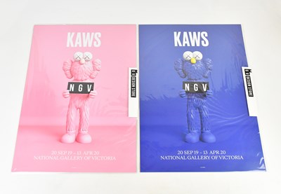 Lot 40 - KAWS; two NGV National Gallery of Victoria...