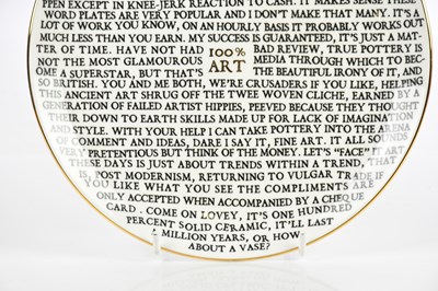 Lot 25 - SIR GRAYSON PERRY RA (b.1960); a porcelain...