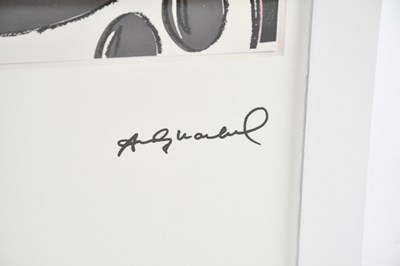 Lot 26 - AFTER ANDY WARHOL (1928-1987); lithograph on...