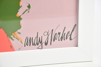 Lot 20 - AFTER ANDY WARHOL (1928-1987); lithograph on...