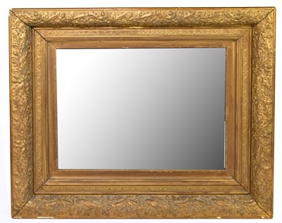 Lot 2891 - A 19th century gilt framed rectangular wall...