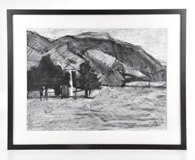 Lot 75 - STANLEY DOBBIN (1932-2021); oil stick and...