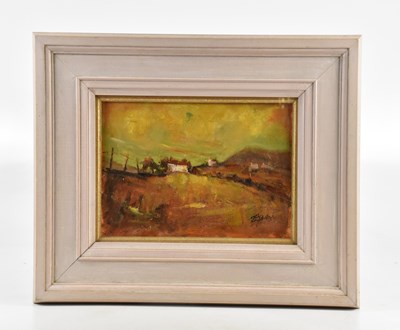 Lot 145 - UNATTRIBUTED; oil on board, sunshine landscape...