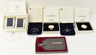 Lot 302 - BRITISH AIRWAYS, CONCORDE; seven items of...