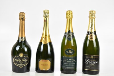 Lot 368 - CHAMPAGNE; three bottles of vintage Champagne...