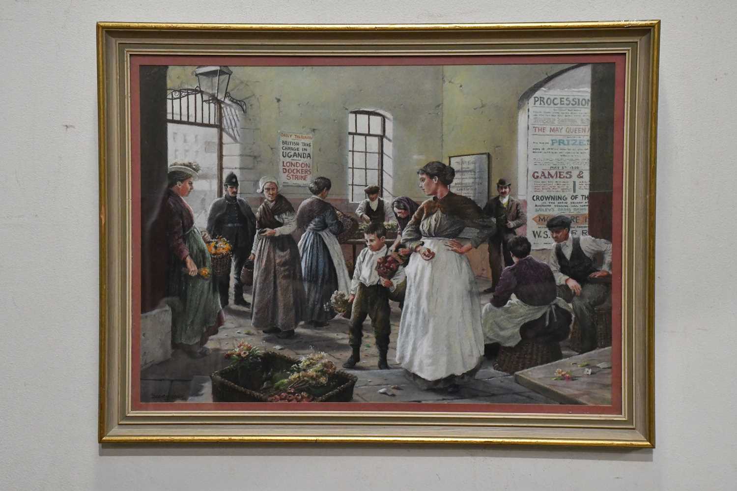 Lot 457 - JOHN SEEREY-LESTER (born 1945); pastel, 'A...