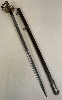 Lot 85 - A Victorian 1887 Wilkinson sword and scabbard,...