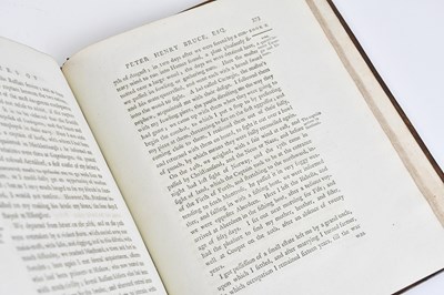 Lot 113 - BRUCE (PETER), MEMOIRS OF PETER HENRY BRUCE...