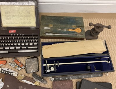 Lot 22 - A quantity of gauges and engineering equipment,...