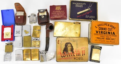 Lot 205 - Eighteen various vintage and modern lighters,...