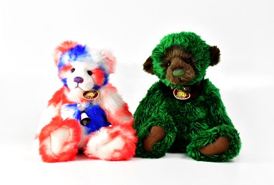 Lot 420 - CHARLIE BEARS; two bears, CB621344 'Spruce',...