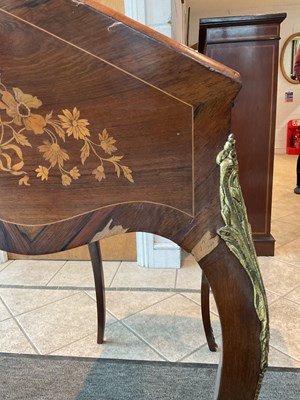 Lot 32 - A late 19th century French kingwood and...