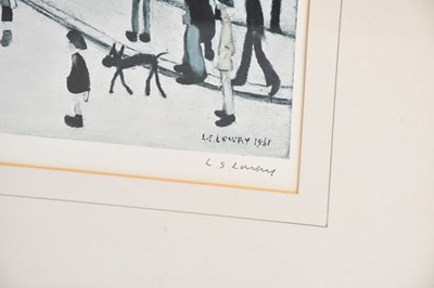 Lot 8 - LAURENCE STEPHEN LOWRY RBA RA (1887-1976); a...