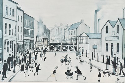 Lot 8 - LAURENCE STEPHEN LOWRY RBA RA (1887-1976); a...