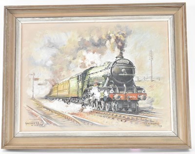 Lot 197 - A W HANSON; oil on canvas, 'Gresley as in...