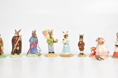 Lot 609 - ROYAL DOULTON; twelve Bunnykins figures...
