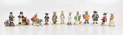 Lot 614 - ROYAL DOULTON; twelve Bunnykins figures...