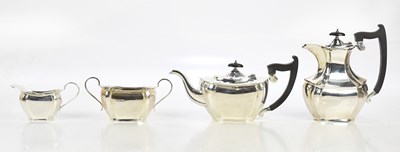 Lot 1369 - VINERS LTD; a George V hallmarked silver four...