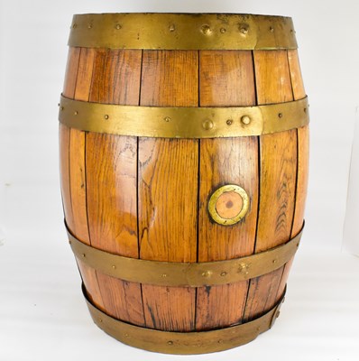 Lot 189 - A Burtonwood Brewery Co Ltd coopered wooden...