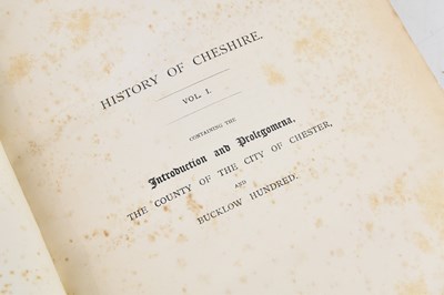 Lot 245 - ORMEROD (GEORGE), THE HISTORY OF THE COUNY...