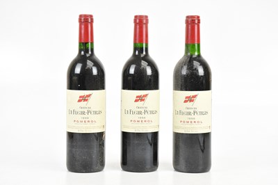 Lot 345 - RED WINE; three bottles of 1998 Chateau La...