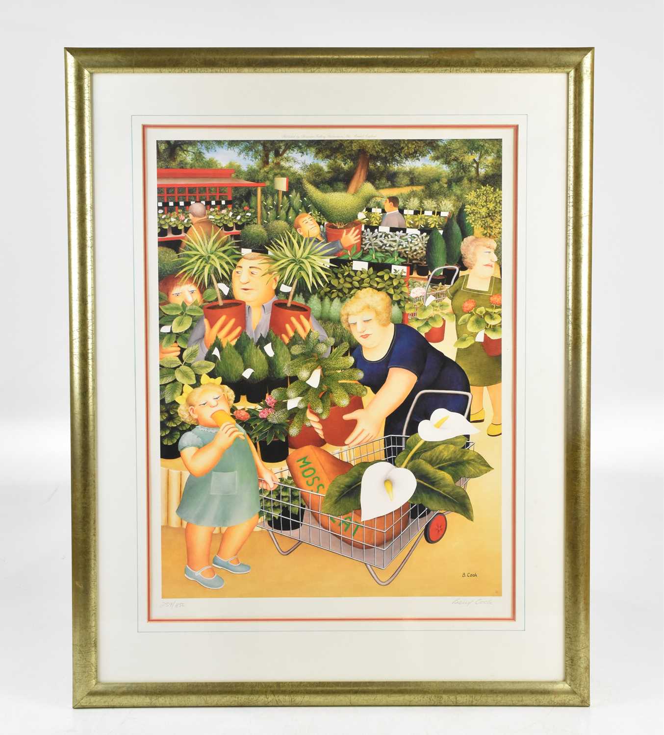 Lot 497 - BERYL COOK (1926-2008); a pencil signed