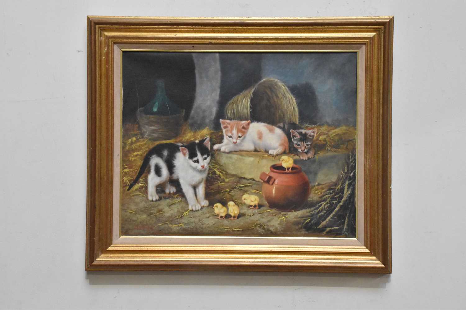 Lot 445 - EDUARDO CERRONE (1935-2010); oil on canvas,...