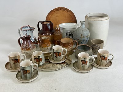 Lot 323 - A quantity of ceramics, to include salt glaze...