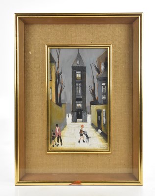 Lot 191 - HAROLD RILEY (1934-2023); oil on board, 'Hulme...