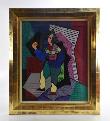 Lot 66 - ANTONIO HUBERTI (1907-2000); gouache, 'Le...