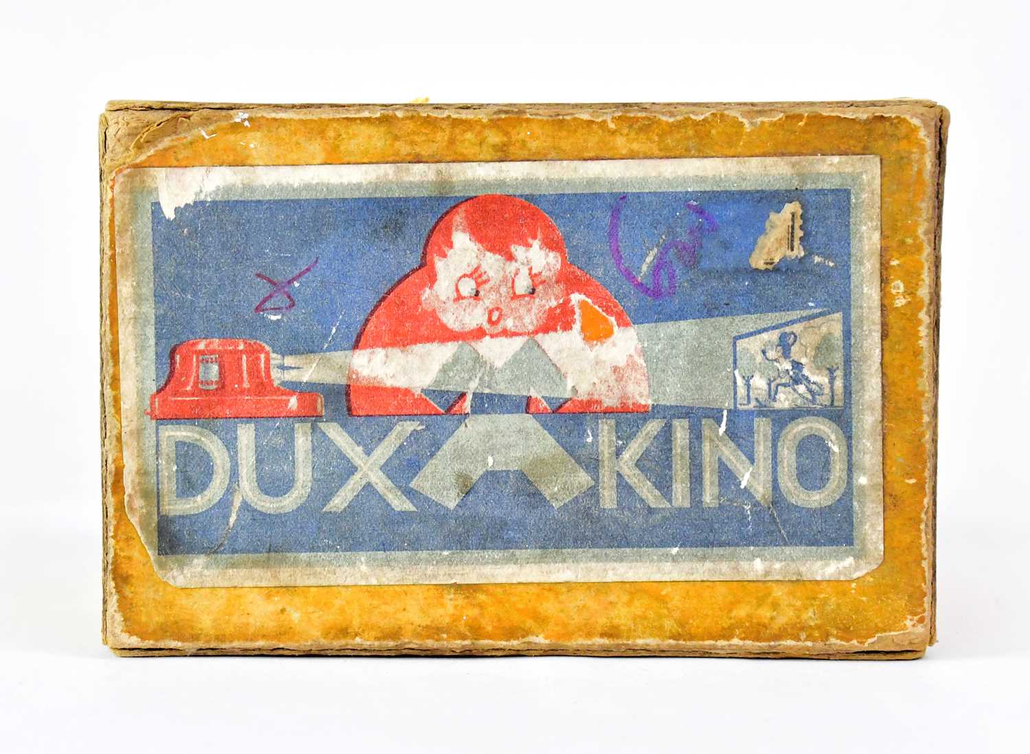 Lot 390 - DUX KINO; a boxed vintage children's Bakelite...