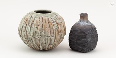 Lot 445 - PATRICIA SHONE (born 1962); a globular wood...