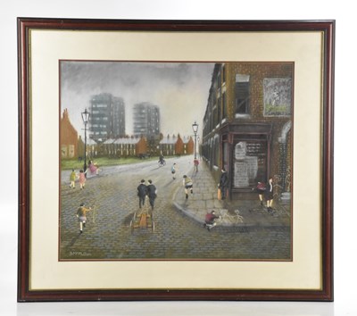 Lot 83 - BERNARD MCMULLEN (1952-2015); pastel,...