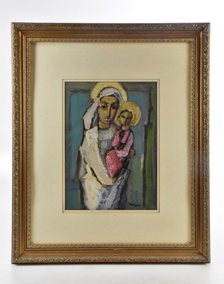 Lot 128 - TADEUSZ WAS (Polish, 1912-2005); oil on board,...