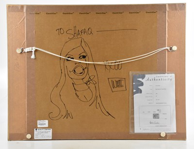 Lot 23 - TODD WHITE (American); hand embellished canvas,...