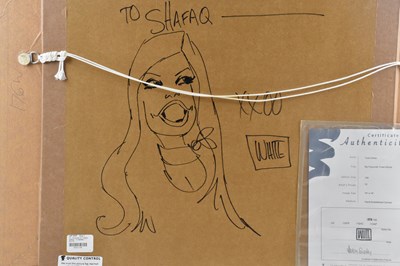 Lot 23 - TODD WHITE (American); hand embellished canvas,...