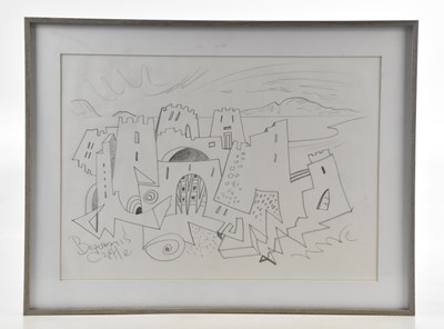 Lot 104 - DAVID WILDE (1913-1978); pencil drawing,...