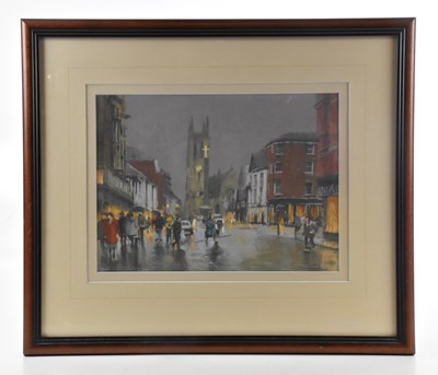 Lot 106 - MARC GRIMSHAW (born 1957); pastel, 'Bolton...