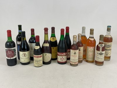 Lot 508 - MIXED WINE; a quantity of red and sweet...