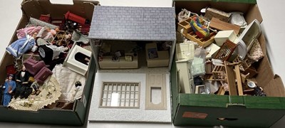 Lot 150 - Doll's house accessories and a sweet shop...