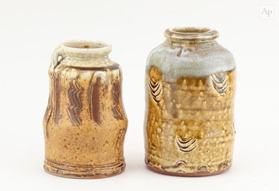 Lot 409 - MIKE DODD (born 1943); a stoneware bottle...